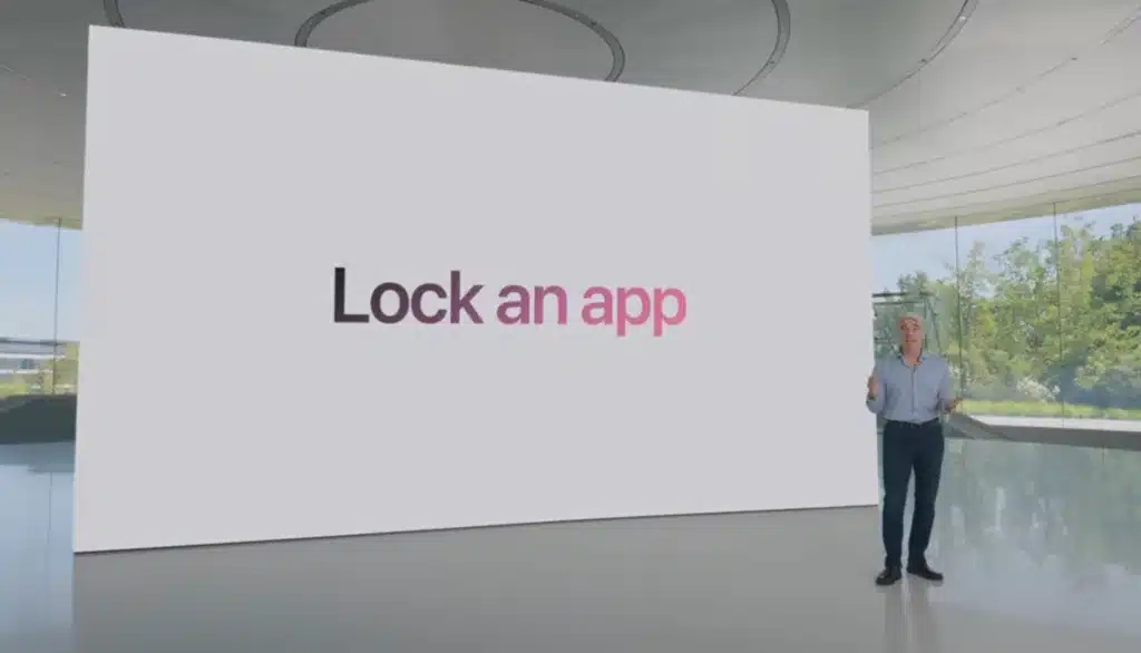 Lock App Privacy iOS 18